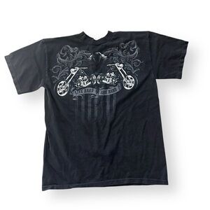National Heritage "Live Hard, Ride Hard" motorcycle Tee
